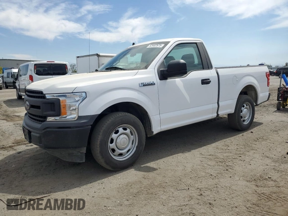 2020 Ford F-150 XL z VIN 1FTMF1CB8LKD34255, wystawiony jako Copart lot #52932575 z przebiegiem 153 823 mil mil oraz Czysty tytuł • Clean title. Historia ofert i sprzedaży dostępna na DreamBid. Obrazek 1.