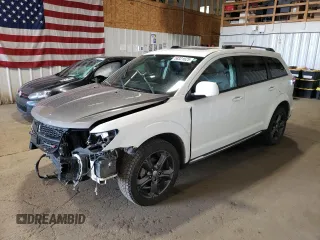 2015 Dodge Journey Crossroad with VIN 3C4PDCGG8FT680510, listed as a Copart auction lot 58321625 with 81,682 mi miles and Clean title. Bid and sale history available at DreamBid. Image 1.
