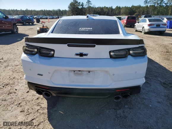 2022 Chevrolet Camaro 2SS with VIN 1G1FH1R73N0135465, listed as a Copart auction lot 87409614 with 37,061 mi miles and Salvage Title. Bid and sale history available at carsss.com. Image 6.