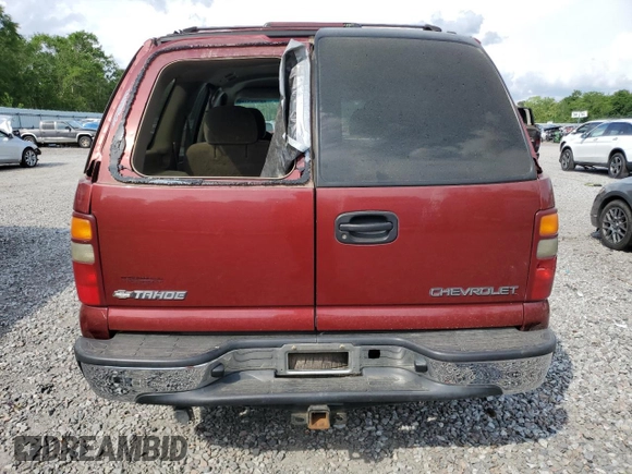 2001 Chevrolet Tahoe LS z VIN 1GNEC13T21J188189, wystawiony jako Copart lot #54394105 z przebiegiem 383 066 mil mil oraz Szkoda całkowita • Salvage title. Historia ofert i sprzedaży dostępna na DreamBid. Obrazek 6.