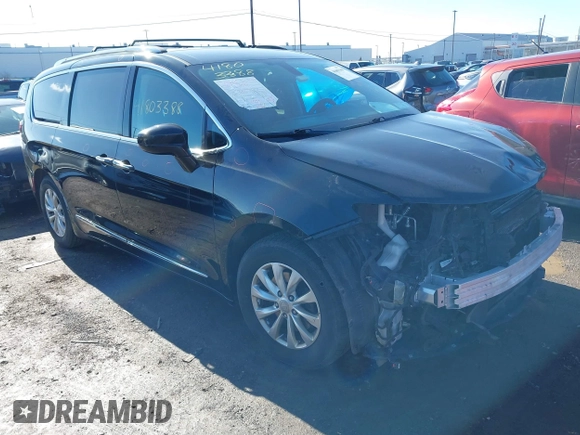2018 Chrysler Pacifica Touring L with VIN 2C4RC1BGXJR157184, listed as a IAAI auction lot 41803388 with 102,095 mi miles and . Bid and sale history available at DreamBid. Image 1.