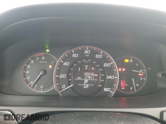 2014 Honda Accord Sedan Sport with VIN 1HGCR2F53EA185844, listed as a Copart auction lot 49364295 with 135,546 mi miles and Salvage Title. Bid and sale history available at carsss.com. Image 9.