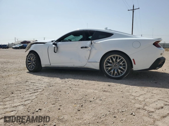 2024 Ford Mustang EcoBoost z VIN 1FA6P8TH9R5133108, wystawiony jako Copart lot #54189175 z przebiegiem 7 736 mil mil oraz Szkoda całkowita • Salvage title. Historia ofert i sprzedaży dostępna na DreamBid. Obrazek 2.