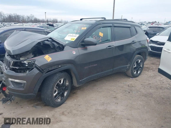 2017 Jeep Compass Trailhawk with VIN 3C4NJDDBXHT630533, listed as a IAAI auction lot 41668105 with 37,036 mi miles and . Bid and sale history available at DreamBid. Image 14.