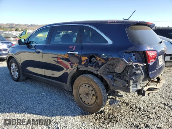 2020 Kia Sorento LX V6 with VIN 5XYPG4A52LG618186, listed as a Copart auction lot 46316725 with 52,503 mi miles and Salvage Title. Bid and sale history available at carsss.com. Image 2.