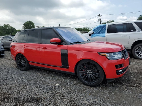 2016 Land Rover Range Rover Supercharged z VIN SALGS2EF6GA271062, wystawiony jako Copart lot #59083555 z przebiegiem 103 452 mil mil oraz Szkoda całkowita • Salvage title. Historia ofert i sprzedaży dostępna na DreamBid. Obrazek 4.