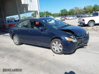 2008 Honda Civic Sdn LX with VIN 2HGFA165X8H536009, listed as a IAAI auction lot 41834036 with 1 mi miles. Bid and sale history available at carsss.com. Image 13.