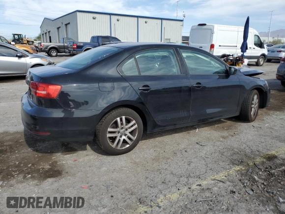 2015 Volkswagen Jetta S with VIN 3VW2K7AJ3FM355363, listed as a Copart auction lot 58516655 with 140,688 mi miles and Salvage title. Bid and sale history available at DreamBid. Image 3.