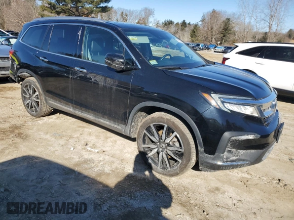 2021 Honda Pilot Touring 8-Passenger with VIN 5FNYF6H93MB051720, listed as a Copart auction lot 47023025 with 66,993 mi miles and Salvage title. Bid and sale history available at DreamBid. Image 4.