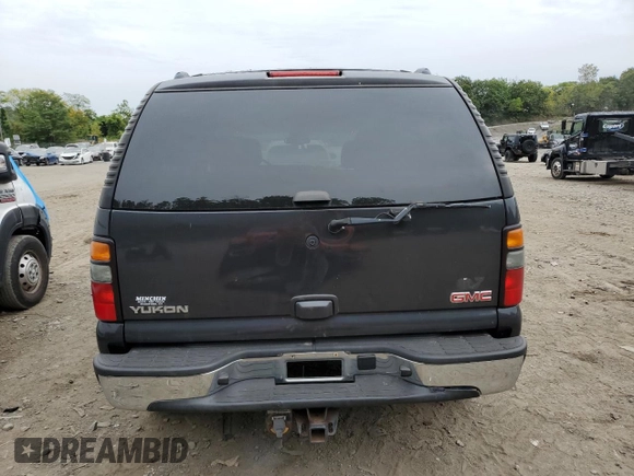 2006 GMC Yukon SLT with VIN 1GKEK13T16J105309, listed as a Copart auction lot 70440844 with 184,896 mi miles and Clean Title. Bid and sale history available at carsss.com. Image 6.