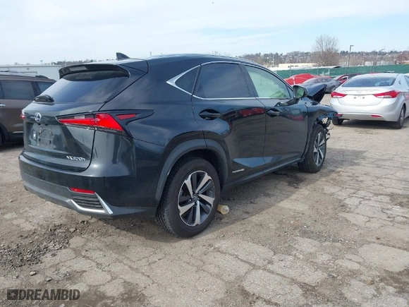 2020 Lexus NX with VIN JTJGJRDZXL2142144, listed as a IAAI auction lot 41825742 with 36,385 mi miles. Bid and sale history available at carsss.com. Image 4.