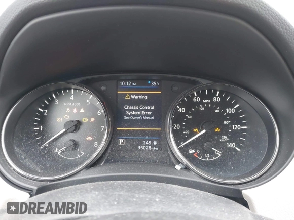 2020 Nissan Rogue Sport SL with VIN JN1BJ1CW5LW390349, listed as a IAAI auction lot 41432049 with 35,028 mi miles. Bid and sale history available at carsss.com. Image 7.