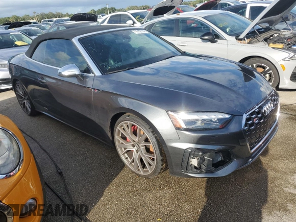 2020 Audi S5 Premium Plus z VIN WAUY4GF59LN000344, wystawiony jako Copart lot #74332754 z przebiegiem Nie podano mil oraz Nie do naprawy. Historia ofert i sprzedaży dostępna na DreamBid. Obrazek 4.