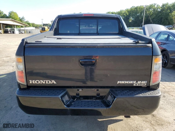 2006 Honda Ridgeline RTL with VIN 2HJYK16526H501770, listed as a Copart auction lot 68320074 with 0 mi miles and Clean Title. Bid and sale history available at carsss.com. Image 6.
