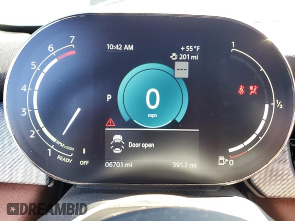 2024 MINI Hardtop 4 Door Cooper Classic with VIN WMW33DK00R2U88843, listed as a Copart auction lot 82409674 with 6,701 mi miles and Salvage Title. Bid and sale history available at DreamBid. Image 9.