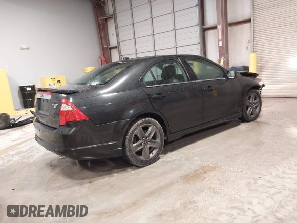 2010 Ford Fusion SPORT with VIN 3FAHP0DC3AR240198, listed as a IAAI auction lot 41562266 with 99,613 mi miles. Bid and sale history available at carsss.com. Image 4.