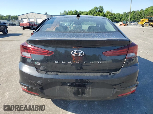 2020 Hyundai Elantra SEL with VIN 5NPD84LF7LH543760, listed as a Copart auction lot 55917154 with 112,425 mi miles and Salvage Title. Bid and sale history available at carsss.com. Image 6.