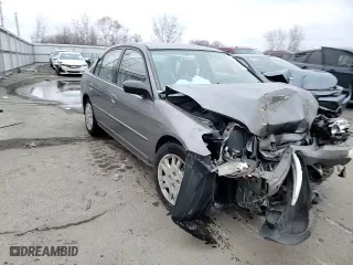 2004 Honda Civic LX with VIN 1HGES16514L017016, listed as a Copart auction lot 84426604 with 0 mi miles and Salvage Title. Bid and sale history available at carsss.com. Image 10.