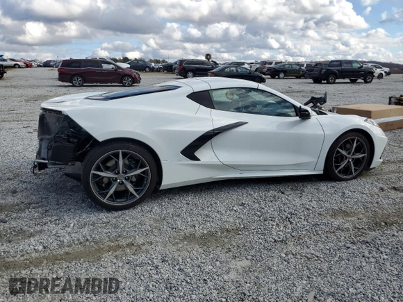 2022 Chevrolet Corvette 1LT with VIN 1G1YA2D41N5112902, listed as a Copart auction lot 85271034 with 16,782 mi miles and Salvage Title. Bid and sale history available at carsss.com. Image 3.