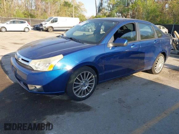 2009 Ford Focus SES with VIN 1FAHP36N39W108471, listed as a IAAI auction lot 42051455 with 192,858 mi miles. Bid and sale history available at carsss.com. Image 2.