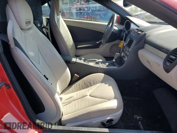 2007 Mercedes-Benz SLK-Class 3.0L with VIN WDBWK54F57F168349, listed as a Copart auction lot 72155834 with 85,007 mi miles and Salvage Title. Bid and sale history available at carsss.com. Image 10.