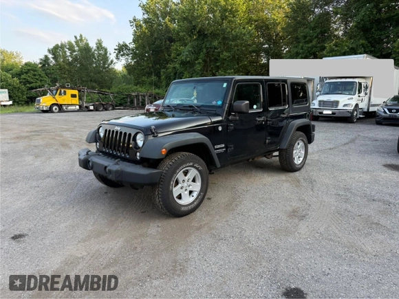 2015 Jeep Wrangler Unlimited Sport with VIN 1C4BJWDG8FL502570, listed as a Copart auction lot 65854505 with 120,541 mi miles and Clean title. Bid and sale history available at DreamBid. Image 2.