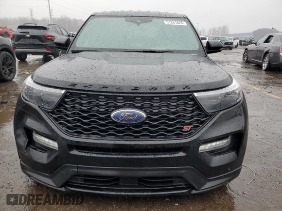 2022 Ford Explorer ST z VIN 1FM5K8GC7NGA49592, wystawiony jako Copart lot #51261825 z przebiegiem Nie podano mil oraz Czysty tytuł • Clean title. Historia ofert i sprzedaży dostępna na DreamBid. Obrazek 5.