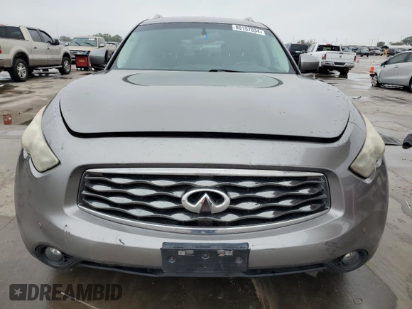 2011 Infiniti FX35 with VIN JN8AS1MU3BM710592, listed as a Copart auction lot 80157034 with 186,438 mi miles and Clean Title. Bid and sale history available at carsss.com. Image 5.