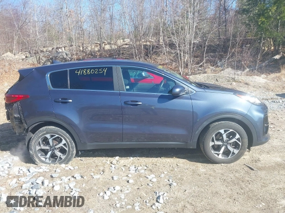 2020 Kia Sportage LX with VIN KNDPM3AC2L7656080, listed as a IAAI auction lot 41880254 with 34,023 mi miles and . Bid and sale history available at DreamBid. Image 13.