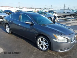 2012 Nissan Maxima 3.5 SV with VIN 1N4AA5AP4CC845873, listed as a IAAI auction lot 41979587 with 108,934 mi miles. Bid and sale history available at carsss.com. Image 1.
