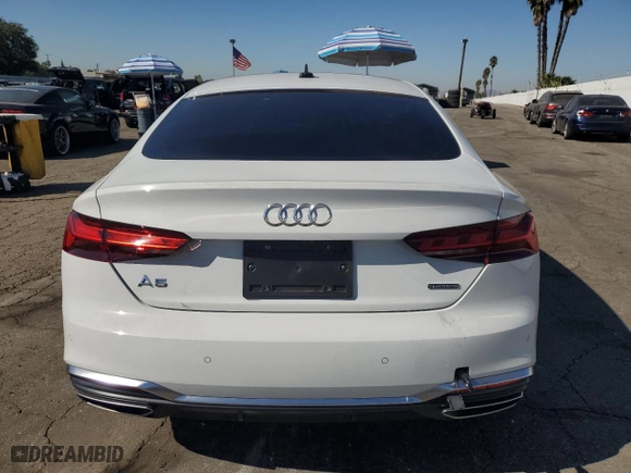 2024 Audi A5 Sportback S line Premium with VIN WAUDACF51RA014240, listed as a Copart auction lot 78013794 with 17,004 mi miles and Salvage Title. Bid and sale history available at carsss.com. Image 6.