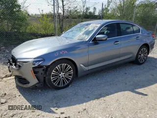 2017 BMW 5 Series 540i xDrive z VIN WBAJE7C33HWA03679, wystawiony jako Copart lot #56058825 z przebiegiem 85 528 mil mil oraz Szkoda całkowita • Salvage title. Historia ofert i sprzedaży dostępna na DreamBid. Obrazek 1.