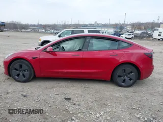 2022 Tesla Model 3 with VIN 5YJ3E1EA3NF333128, listed as a IAAI auction lot 41719743 with Not Provided miles. Bid and sale history available at carsss.com. Image 13.