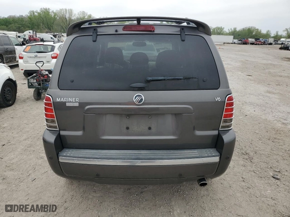2006 Mercury Mariner Luxury with VIN 4M2YU56116DJ00348, listed as a Copart auction lot 53739215 with 129,716 mi miles and Clean Title. Bid and sale history available at carsss.com. Image 6.