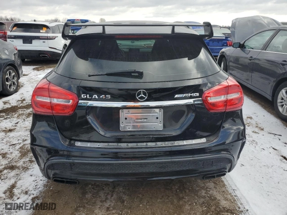 2015 Mercedes-Benz GLA-Class GLA 45 AMG with VIN WDDTG5CB9FJ056868, listed as a Copart auction lot 41579235 with 84,147 mi miles and Salvage Title. Bid and sale history available at carsss.com. Image 6.