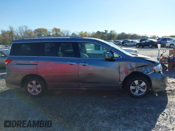 2017 Nissan Quest SV with VIN JN8AE2KP9H9165133, listed as a IAAI auction lot 41789379 with 131,063 mi miles. Bid and sale history available at carsss.com. Image 13.