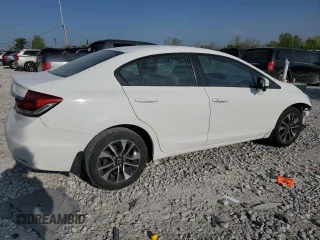 2015 Honda Civic EX with VIN 19XFB2F82FE004161, listed as a Copart auction lot 56061885 with 165,684 mi miles and Clean Title. Bid and sale history available at DreamBid. Image 3.