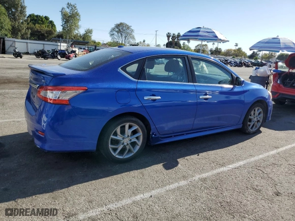 2014 Nissan Sentra SV with VIN 3N1AB7AP5EL615448, listed as a Copart auction lot 53055265 with 158,348 mi miles and Clean Title. Bid and sale history available at carsss.com. Image 3.
