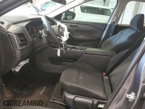 2024 Nissan Rogue S with VIN 5N1BT3AB9RC675595, listed as a Copart auction lot 54750205 with 31,556 mi miles and Salvage Title. Bid and sale history available at DreamBid. Image 7.
