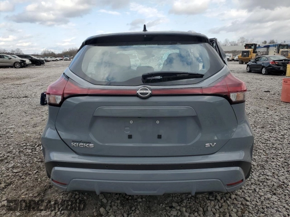2024 Nissan Kicks SV with VIN 3N1CP5CVXRL520819, listed as a Copart auction lot 44169055 with 4,729 mi miles and Salvage Title. Bid and sale history available at DreamBid. Image 6.