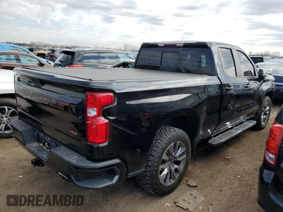 2019 Chevrolet Silverado 1500 RST with VIN 1GCRYEED3KZ241669, listed as a Copart auction lot 50583165 with 69,056 mi miles and Salvage Title. Bid and sale history available at DreamBid. Image 3.