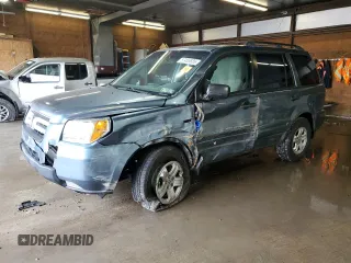 2007 Honda Pilot LX z VIN 5FNYF18127B027538, wystawiony jako Copart lot #57455685 z przebiegiem Nie podano mil oraz Szkoda całkowita • Salvage title. Historia ofert i sprzedaży dostępna na DreamBid. Obrazek 1.