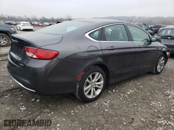 2015 Chrysler 200 Limited with VIN 1C3CCCAB9FN715770, listed as a Copart auction lot 74103114 with 41,844 mi miles and Salvage Title. Bid and sale history available at carsss.com. Image 3.