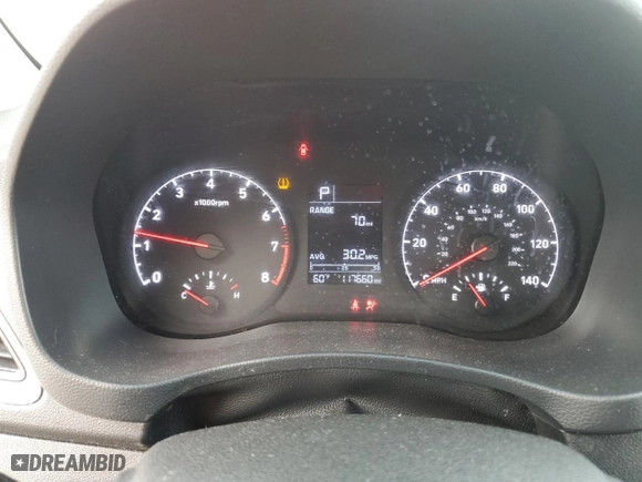 2018 Hyundai Accent SE with VIN 3KPC24A35JE016601, listed as a Copart auction lot 49589695 with 117,660 mi miles and Salvage Title. Bid and sale history available at carsss.com. Image 9.