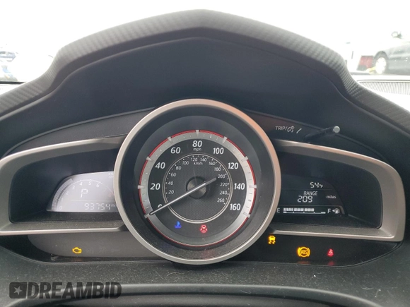 2016 Mazda 3 i Touring with VIN JM1BM1L73G1292047, listed as a Copart auction lot 48329555 with 93,754 mi miles and Salvage Title. Bid and sale history available at DreamBid. Image 9.