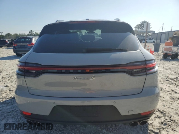 2021 Porsche Macan S with VIN WP1AB2A56MLB35412, listed as a Copart auction lot 57626125 with 63,105 mi miles and Salvage title. Bid and sale history available at DreamBid. Image 6.