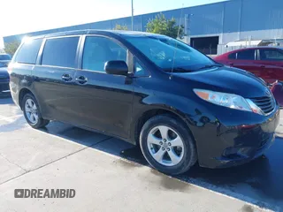2012 Toyota Sienna with VIN 5TDKA3DC4CS013590, listed as a IAAI auction lot 41423163 with 109,845 mi miles and . Bid and sale history available at DreamBid. Image 1.