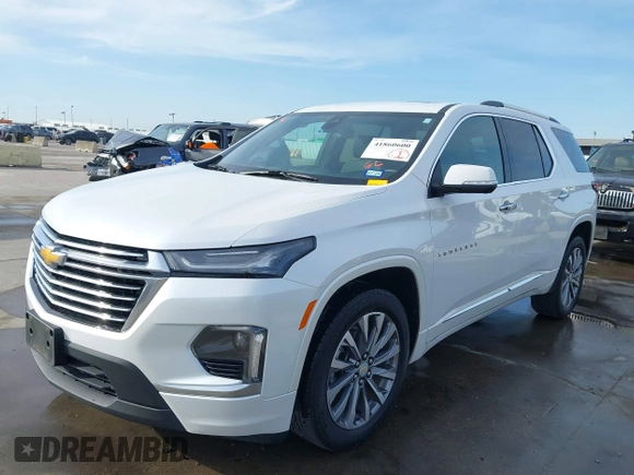 2023 Chevrolet Traverse Premier with VIN 1GNERKKW7PJ276518, listed as a IAAI auction lot 41860600 with 25,529 mi miles and . Bid and sale history available at DreamBid. Image 18.