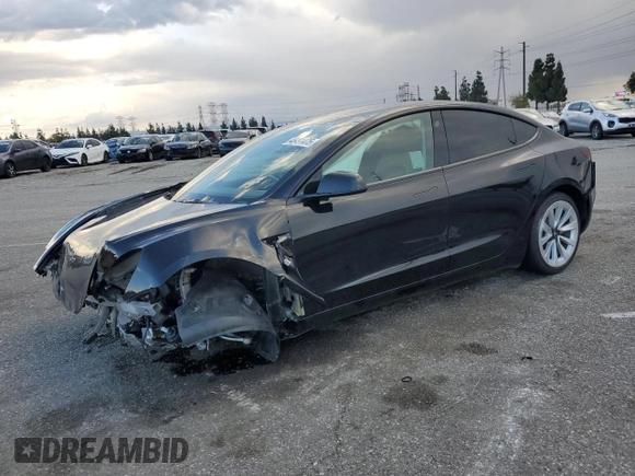 2023 Tesla Model 3 с VIN 5YJ3E1EA7PF466364, выставлен на аукционе Copart как лот 48491475 с пробегом 61 444 миль миль и Списание • Salvage title. История ставок и продаж доступна на DreamBid. Изображение 1.