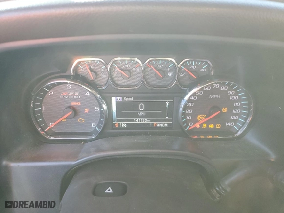 2014 Chevrolet Silverado 1500 LTZ with VIN 3GCUKSEC4EG466673, listed as a Copart auction lot 87402804 with 141,733 mi miles and Salvage Title. Bid and sale history available at carsss.com. Image 9.